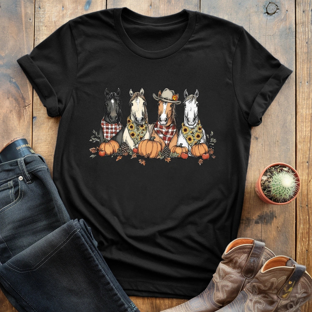 Autumn Horses T-shirt