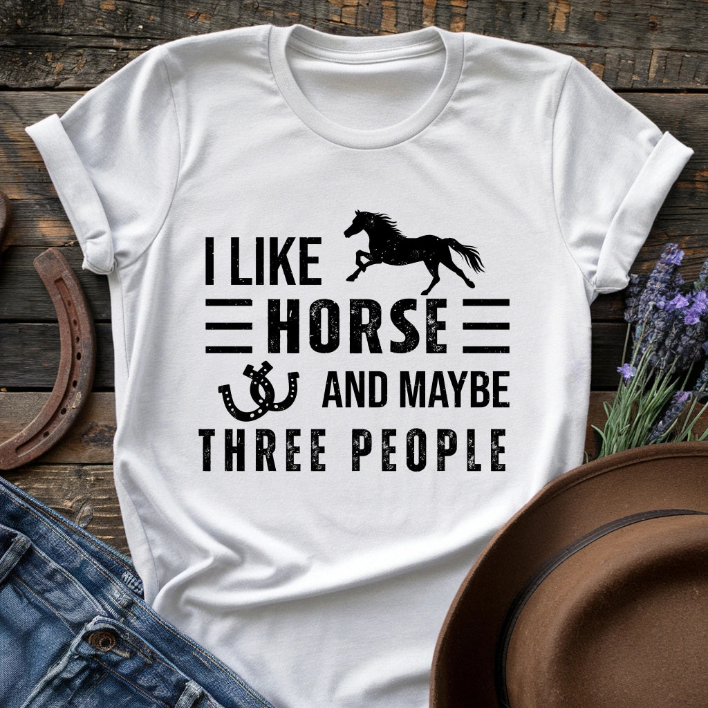 Horse & 3 People T-shirt
