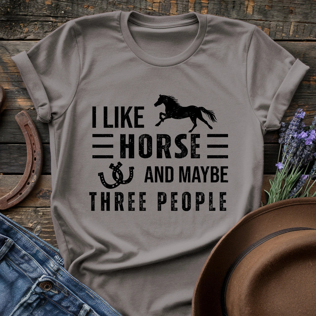 Horse & 3 People T-shirt