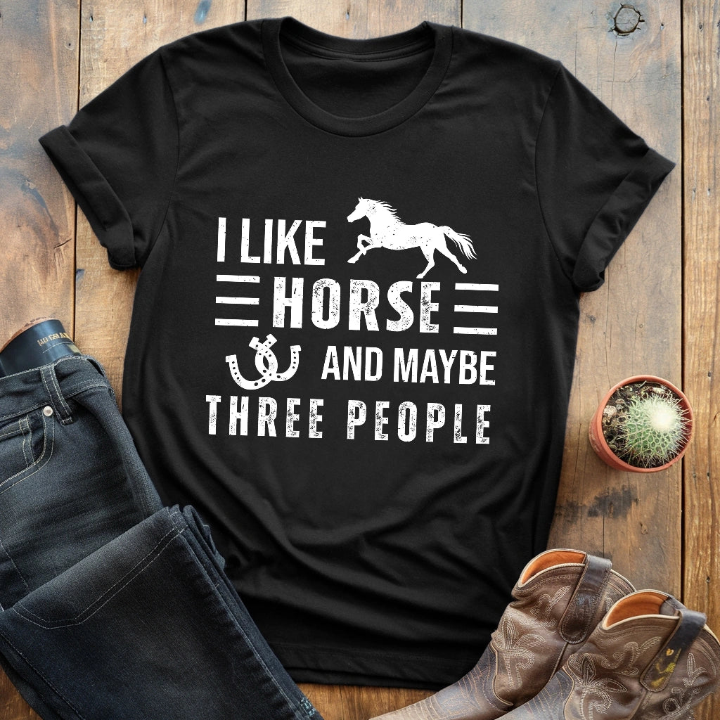 Horse & 3 People T-shirt