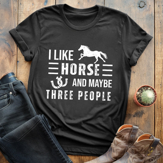 Horse & 3 People T-shirt