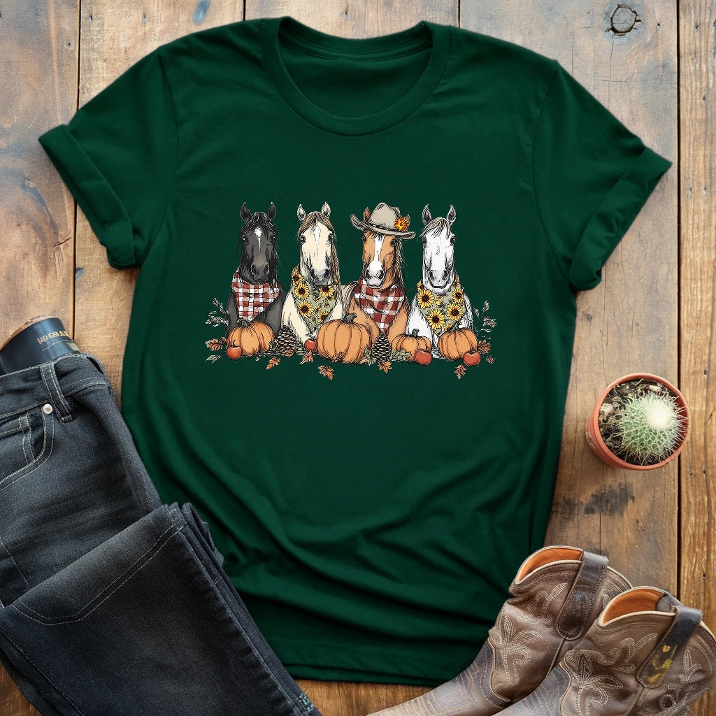 Autumn Horses T-shirt