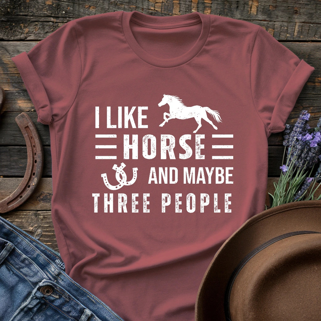 Horse & 3 People T-shirt