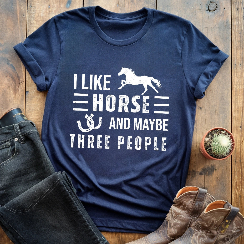 Horse & 3 People T-shirt