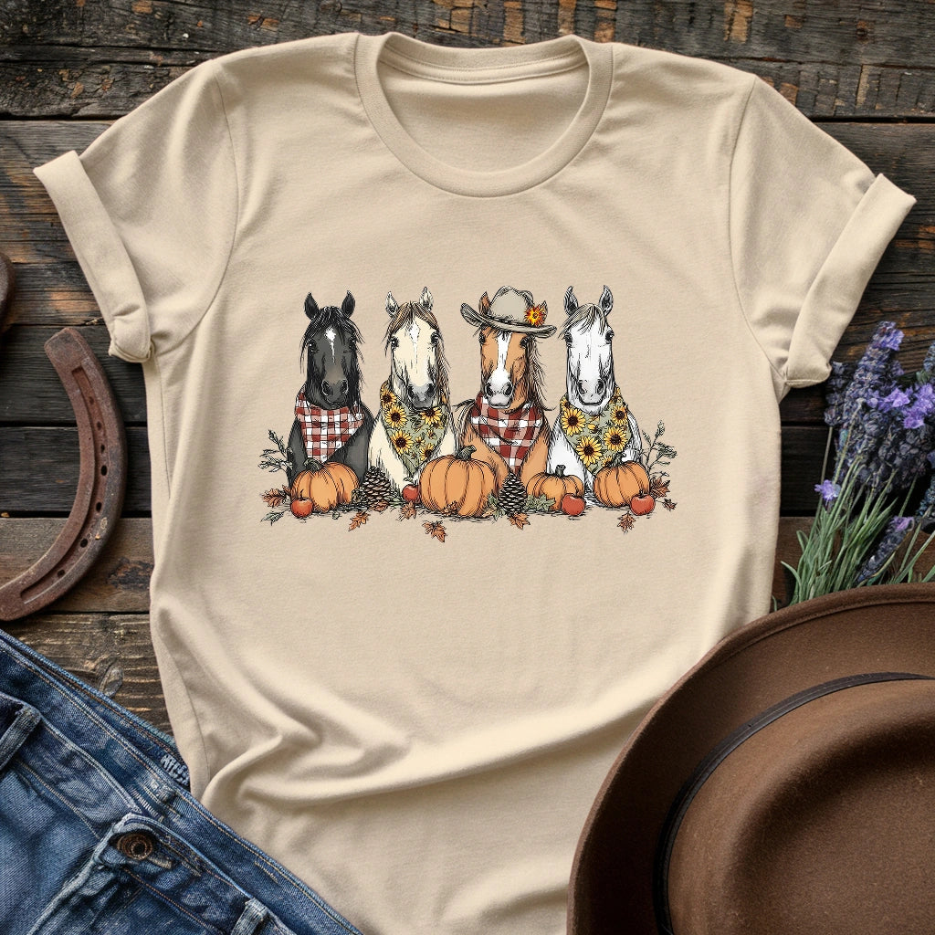 Autumn Horses T-shirt