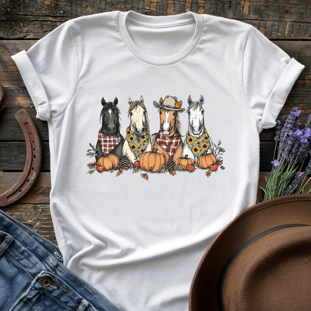 Autumn Horses T-shirt